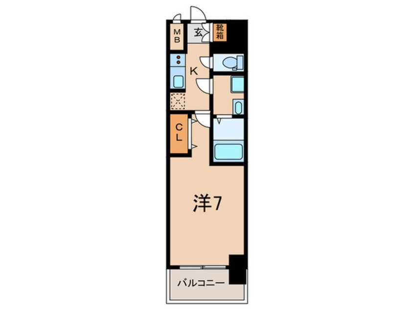 間取図 S-RESIDENCE茶屋ヶ坂