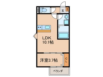 間取図 LECOCON津島Ⅴ