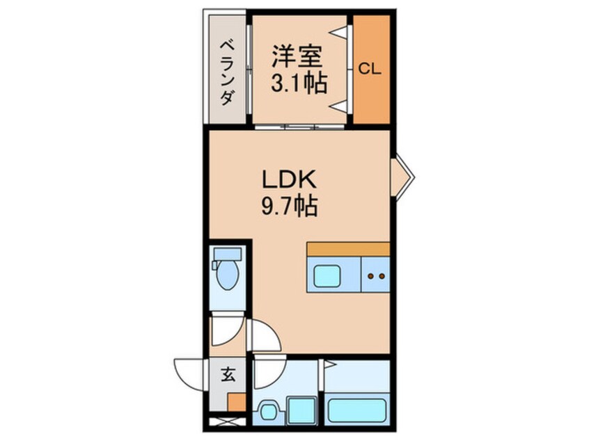 間取図 LECOCON津島Ⅳ