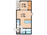 LECOCON津島Ⅳ 1LDKの間取り
