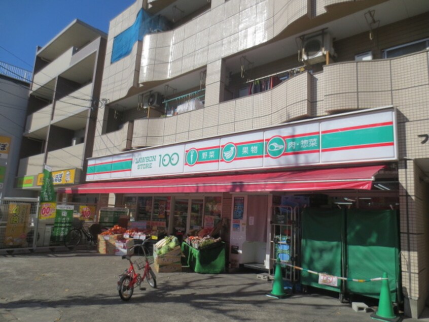 ローソンストア１００本陣店(コンビニ)まで341m サンパティ－ク松原