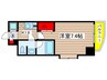 カレント新栄 1Kの間取り