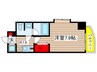 カレント新栄 1Kの間取り