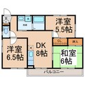 メゾンプチシャトー東の川の間取図