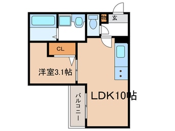 間取図 Jack soneⅠ