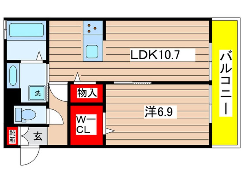 間取図 コンフォール吹上