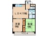スカイヒルズ 2LDKの間取り