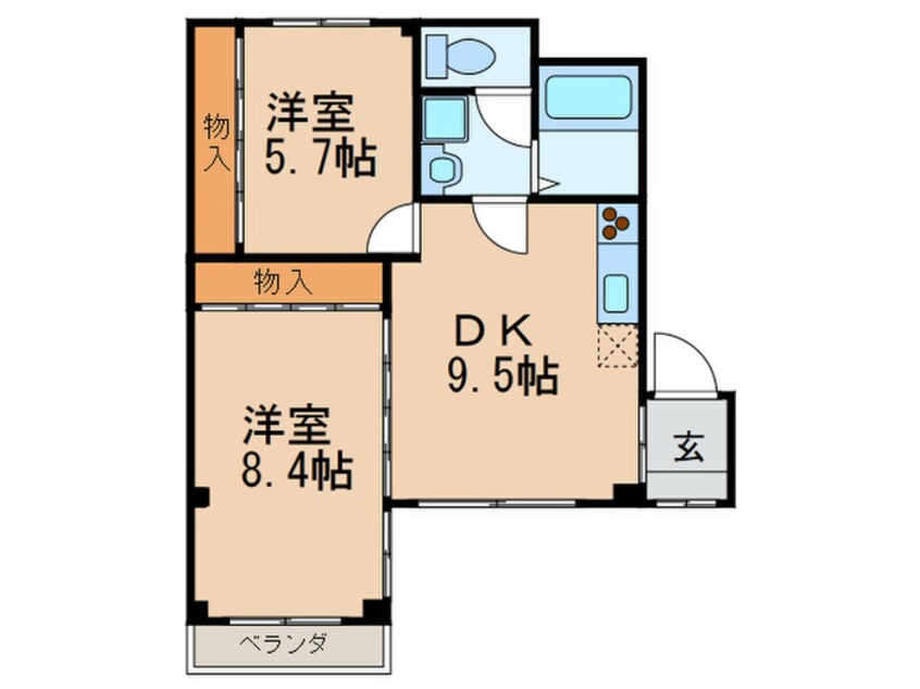 間取図 カーサドマーニ