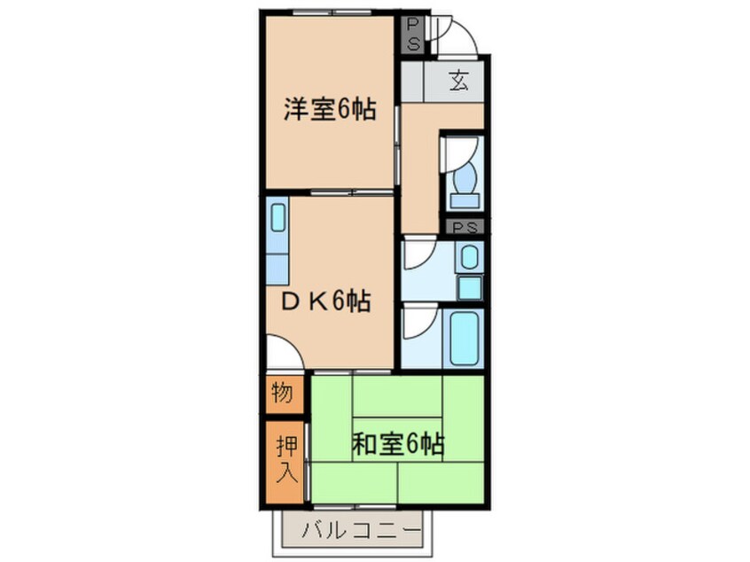 間取図 サ－プラス　Ⅱ　雉子野　Ａ