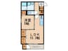 GOLD 1LDKの間取り