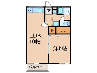 間取図 クレスト岩倉