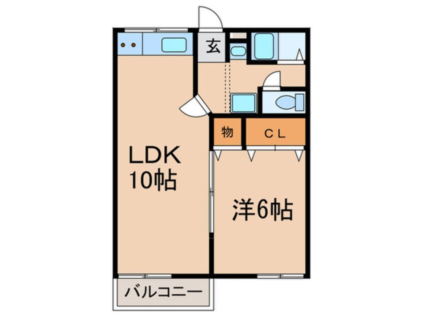間取図 クレスト岩倉