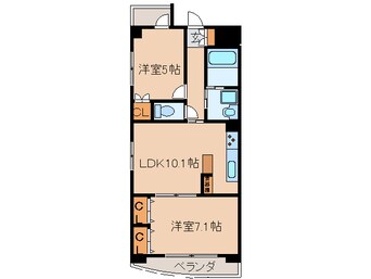 間取図 プレミア マルシェ白壁