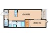 ＬＥＣＯＣＯＮ春日井 1LDKの間取り