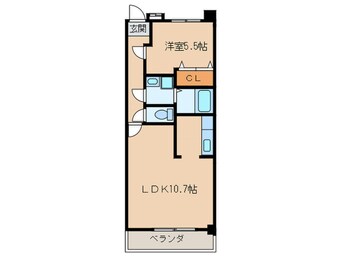 間取図 レスポワ－ルⅢ