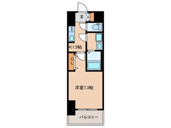 間取図 S-RESIDENCE池下駅前