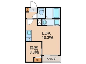 間取図 LECOCON津島