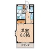 デュオＮ 1Kの間取り