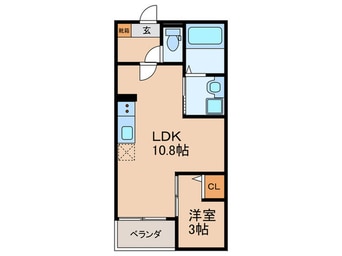 間取図 Jack umateⅡ