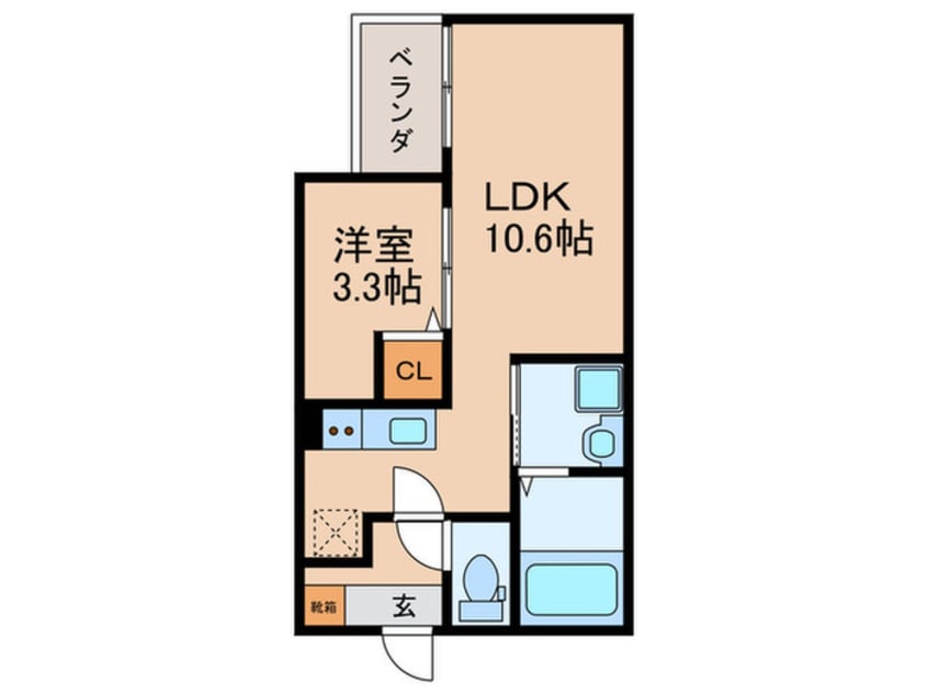 間取図 Jack umateⅡ
