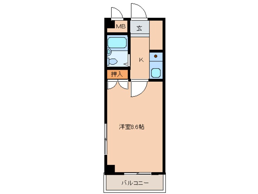 間取図 エランヴィタ－ル