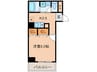 クラウザン徳川 1Kの間取り