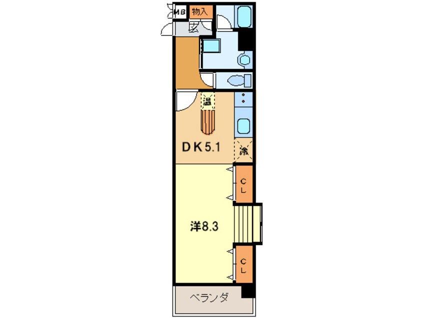 間取図 Ｗｏｈｎｕｎｇ Ｋ