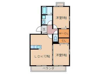 間取図 ヴィラ・ローザ