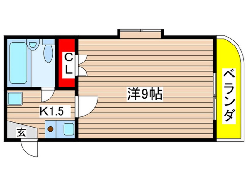 間取図 ﾗｲｵﾝｽﾞﾏﾝｼｮﾝﾚﾃﾞｨ-ｽ汐路(207)