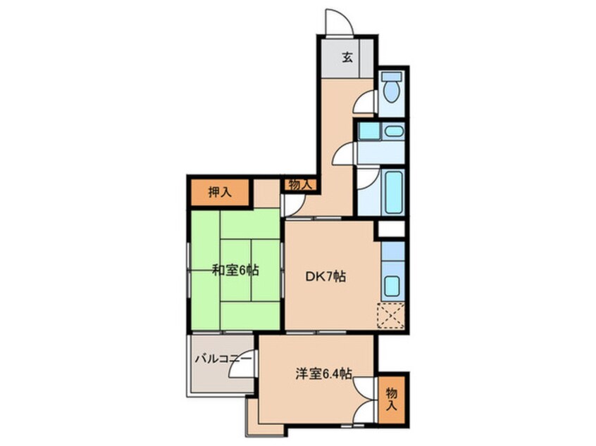 間取図 ケアンズロイヤル