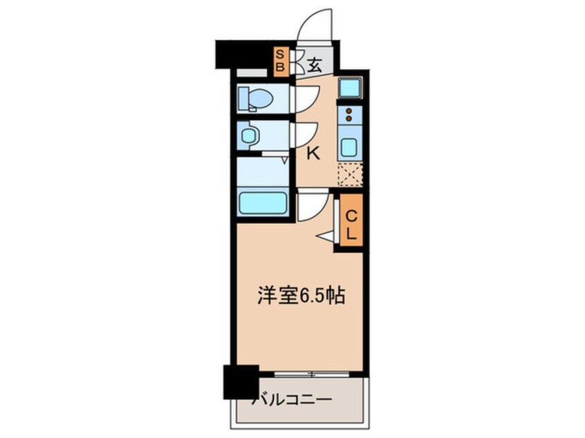 間取図 メイクス矢場町Ⅱ