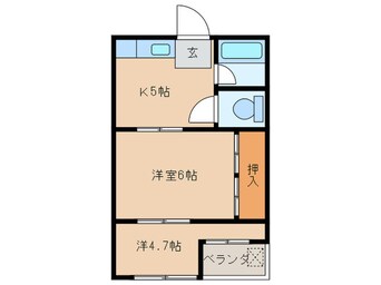 間取図 加賀コ－ポ