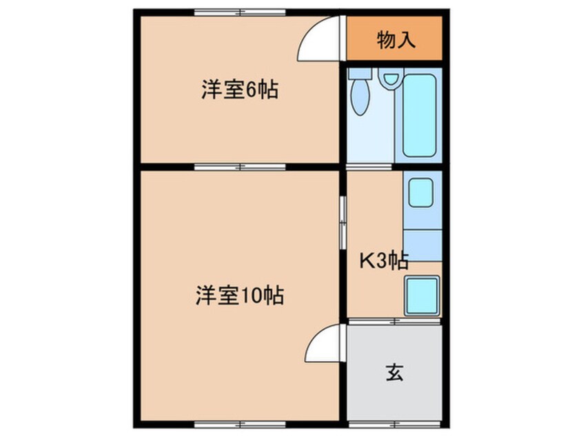 間取図 本間アパートE棟