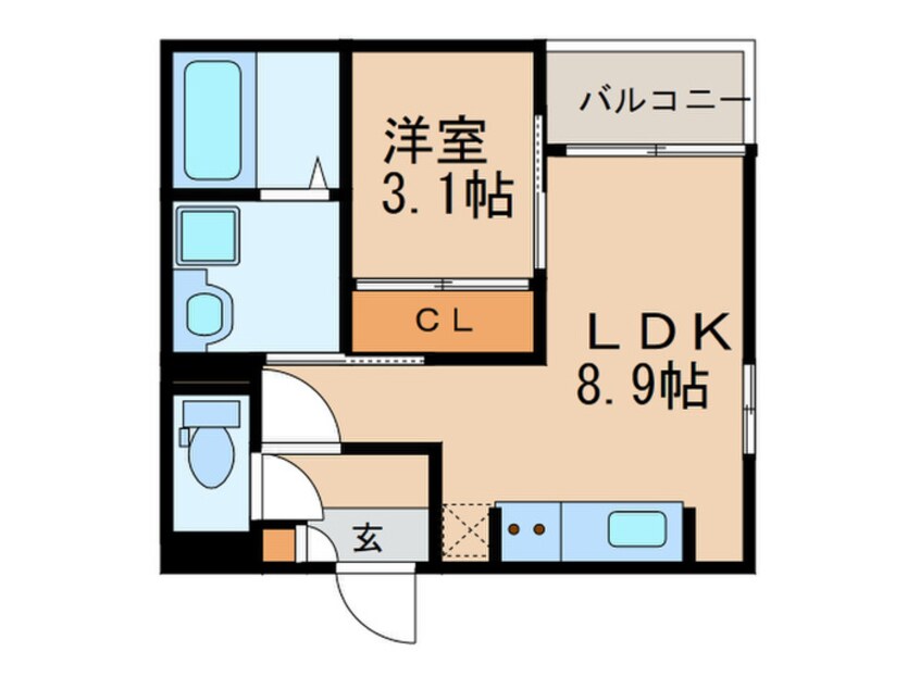 間取図 REGALESTナゴヤドーム南