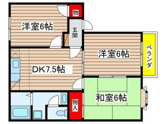 間取図 トル－スヒルズＩＴＭ　Ｊ棟