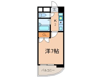 間取図 エステート記念橋