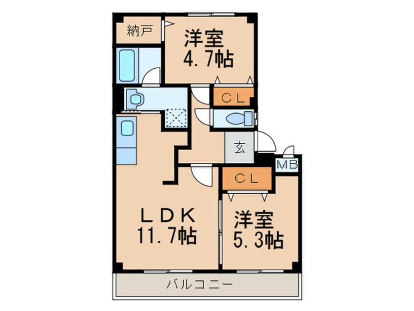 間取図 フロイア