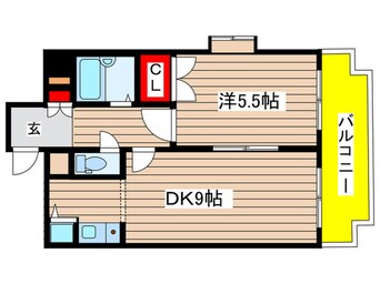 間取図 シャイン塩釜ハイツ