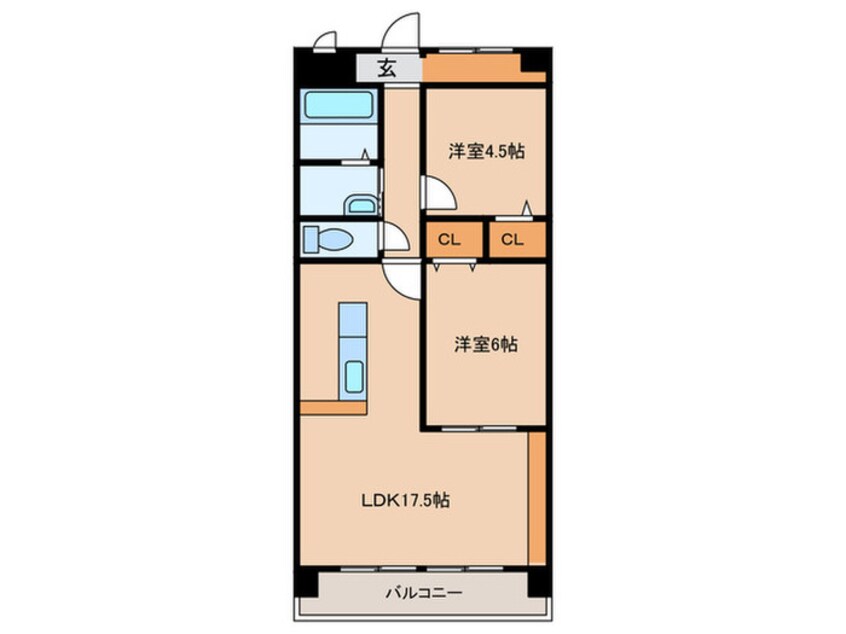 間取図 サンホ－ムいの子