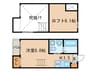KAHALE志賀 1Kの間取り