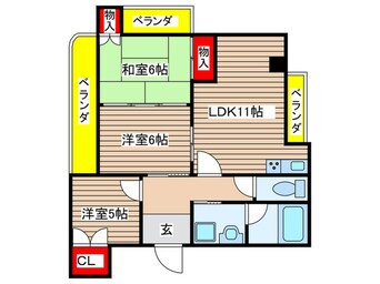 間取図 スペ－ス北屋敷