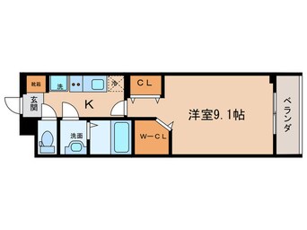 間取図 パルティール高畑（403）