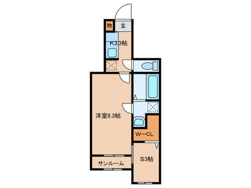 間取図 カーサ　ミヤビ　Ⅰ