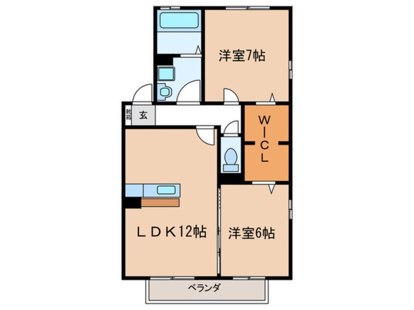 間取図 ソレイユ参番館