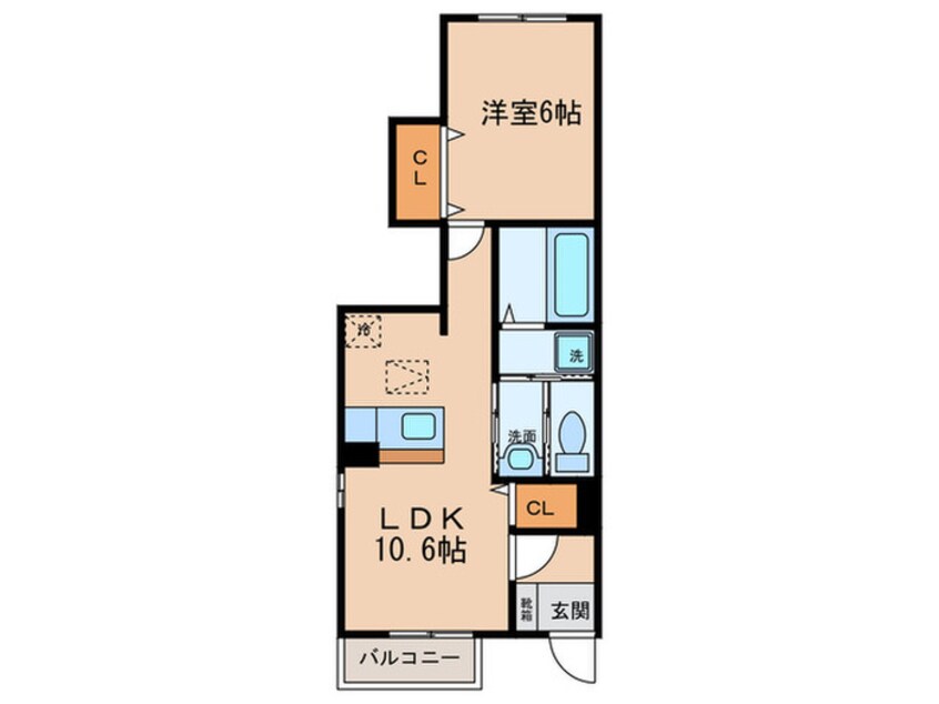 間取図 グランディールⅠ