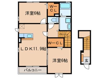 間取図 ベルタ　レジーナ