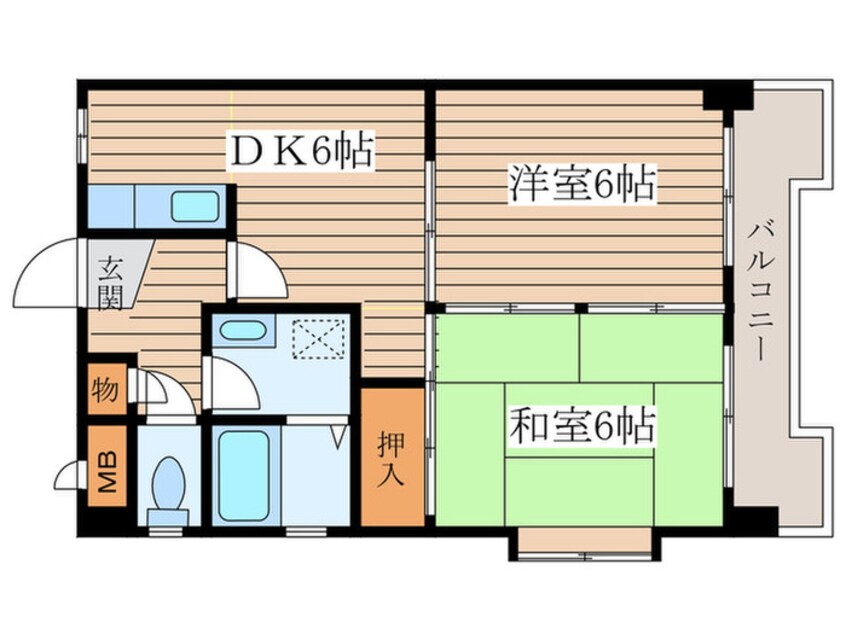 間取図 ハイツ山崎