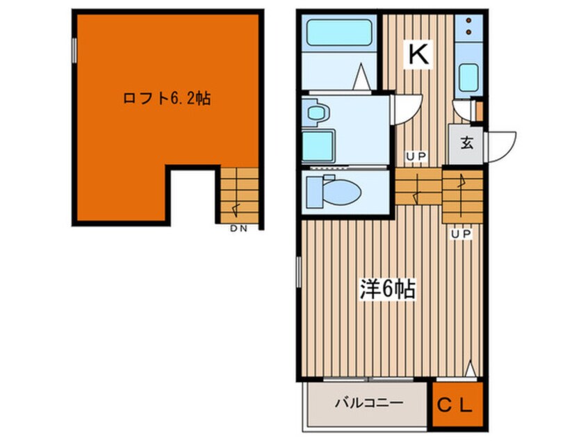 間取図 クレーシェレ瑞穂