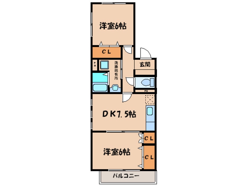 間取図 日之出丸太コ－ポⅡ