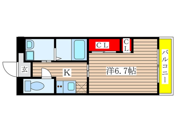 間取り図 リシュドール伝馬